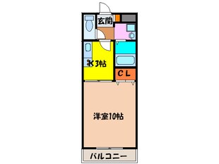 ｱﾝﾌﾟﾙ-ﾙｸﾗ-ｼﾞｭｺﾘ-ﾇｼｬﾝⅡの物件間取画像